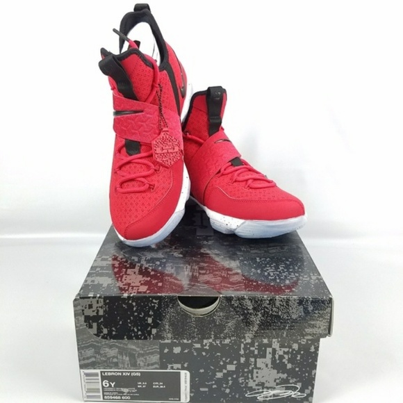 LeBron 14 University Red (GS) 6Y - Picture 2 of 5